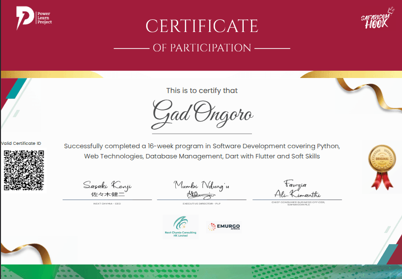 Software Development Certification